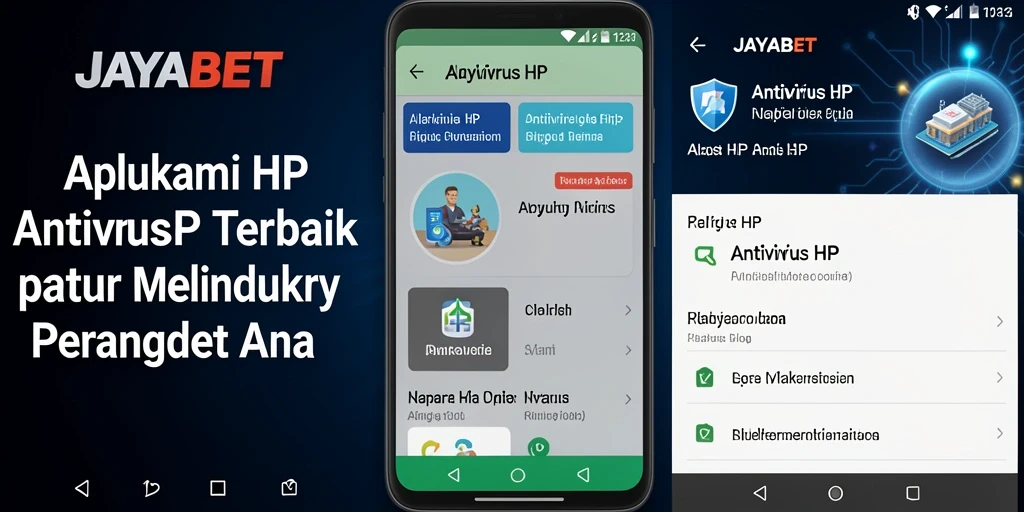 Antarmuka aplikasi JAYABET yang sederhana dan efektif untuk keamanan HP.