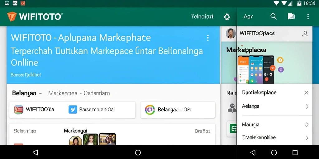 Tampilan antarmuka aplikasi WIFITOTO yang menarik dan mudah digunakan.
